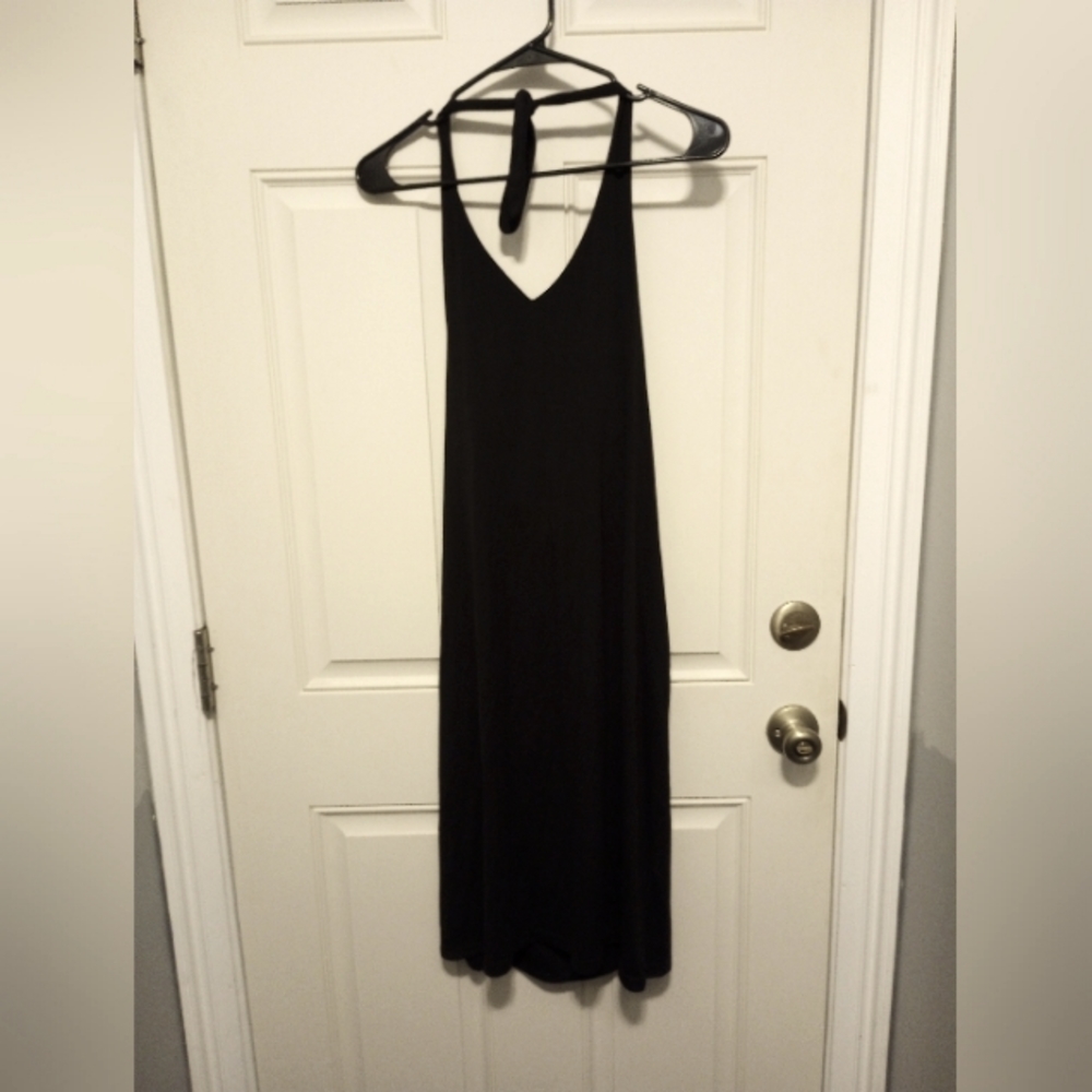 Massimo backless mid length dress